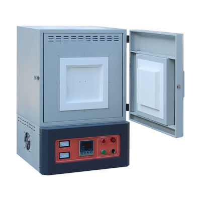 Sampai 1700C Benchtop Muffle Furnace Lab Muffle Furnace Dengan MoSi2 Rods