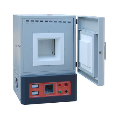 Sampai 1700C Benchtop Muffle Furnace Lab Muffle Furnace Dengan MoSi2 Rods