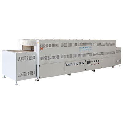 3-80KW Power Mesh Belt Furnace Heat Treatment Dengan Sistem Kontrol PLC