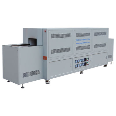 Mesh Belt Conveyor Pengeringan Tungku hingga 500C dengan SCR kekuatan silikon dikendalikan
