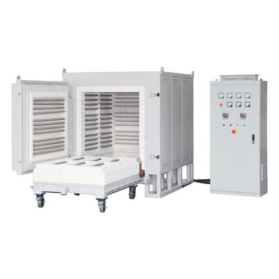 Industrial Bogie Hearth Furnace 1200°C Dengan Trolley Manual ((44x24x40′′ 660L)