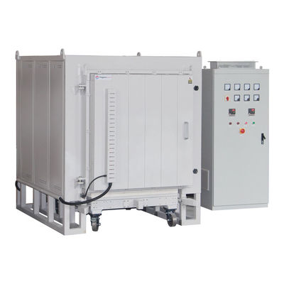 2 Ton Load Shuttle Kiln Bogie Type Furnace dengan Trolley Sliding Traversing