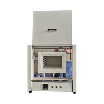 Benchtop High Temperature Muffle Furnace 1200 Degree Dengan Pintu Angkat Vertikal