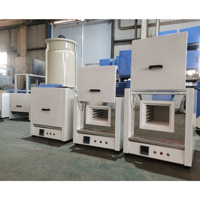 Benchtop High Temperature Muffle Furnace 1200 Degree Dengan Pintu Angkat Vertikal