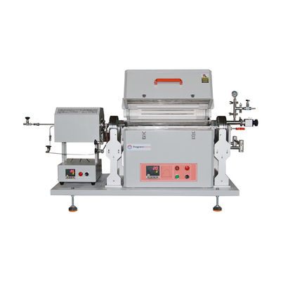1100C Quartz Tube Furnace Dengan Sublimator Prekursor Padat Untuk CVD 2D Lapisan TMDs