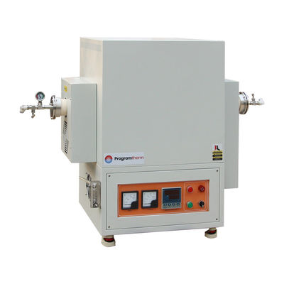 Rotary Tube Furnace hingga 1700 derajat C memiliki zona pemanasan tunggal dengan panjang 300mm