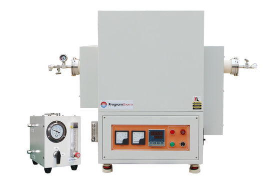 1700C Single Zone Rotary Tube Furnace dengan flange dan 80mm Alumina Tube - PTR D80/300/17