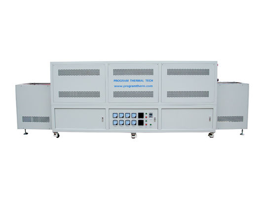 500C 120L Mesh Belt Pengeringan Tungku Dengan Aluminium Tinggi 1500 Keramik Fiber Board Chamber