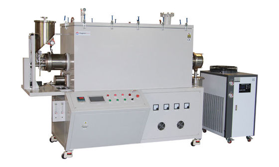 1600°C Klorin Gas Rotary Tube Furnace dengan OD170mm SiC Tube yang Dikristalkan Kembali