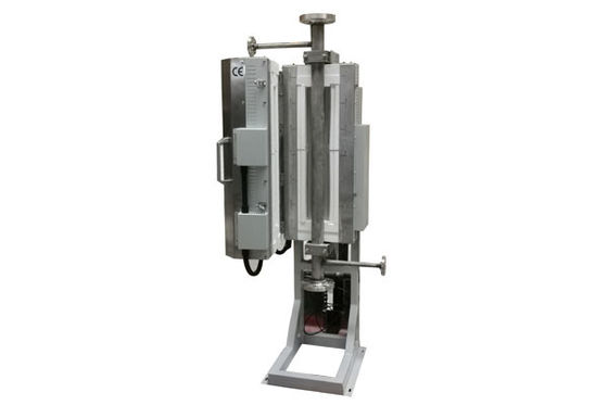1200C vertikal zona ganda tabung tungku dengan OD60mm tabung logam