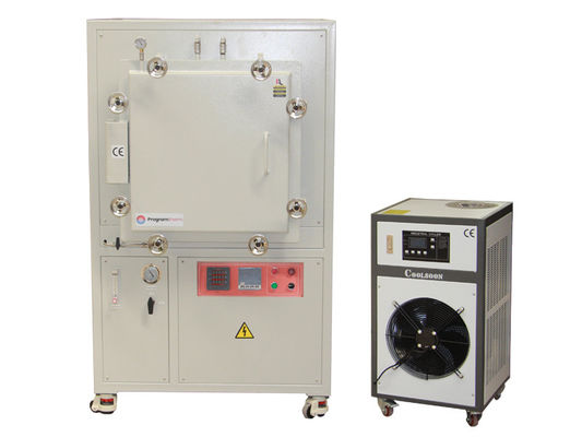 1200°C 64L Atmosfer Furnace dengan Industrial Chiller